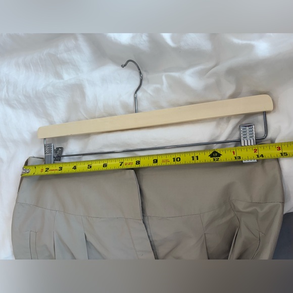 Dalia Collection Chic Beige A-Line Women's Skirt size 4 100% cotton - Picture 4 of 8